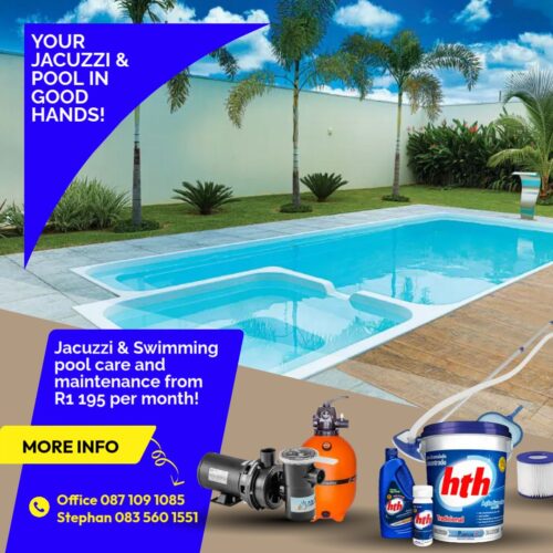 Pool and jacuzzi cleaning and maintenance services