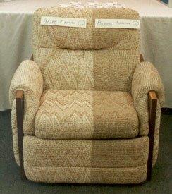 Chair cleaning 1 Upholstery cleaning services - before and after cleaning photos