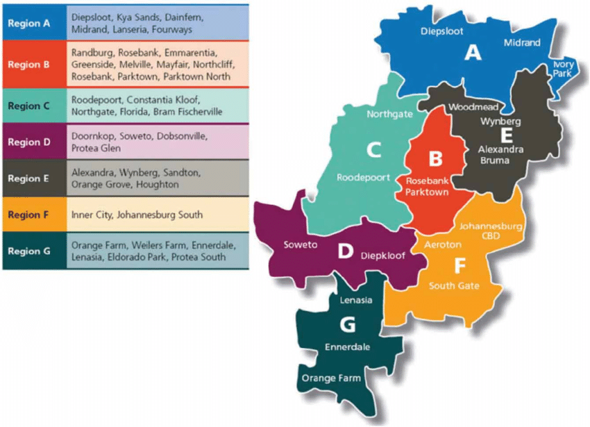 Gauteng Service Areas by Rent A Gardener in Gauteng